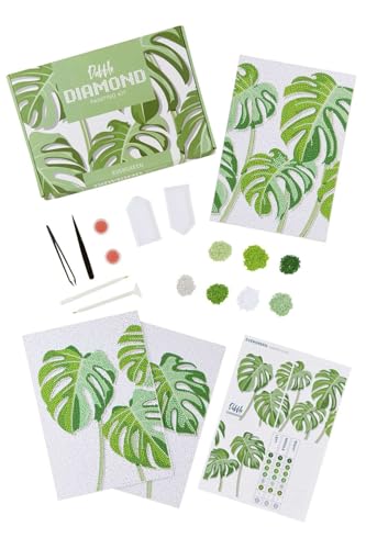Dabble Diamond Painting Kits - Set of 3 Full Diamond Painting Kits for Adults with Canvas Frame Crystal Diamond Art - Image 2