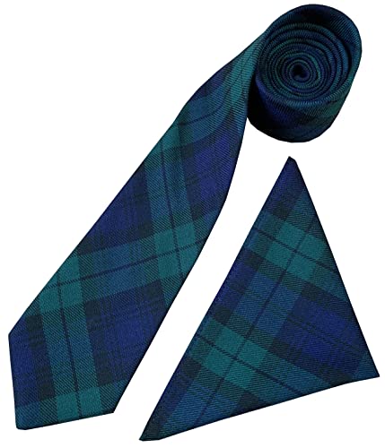Corbata y pañuelo Black Watch para hombre miniatura 2