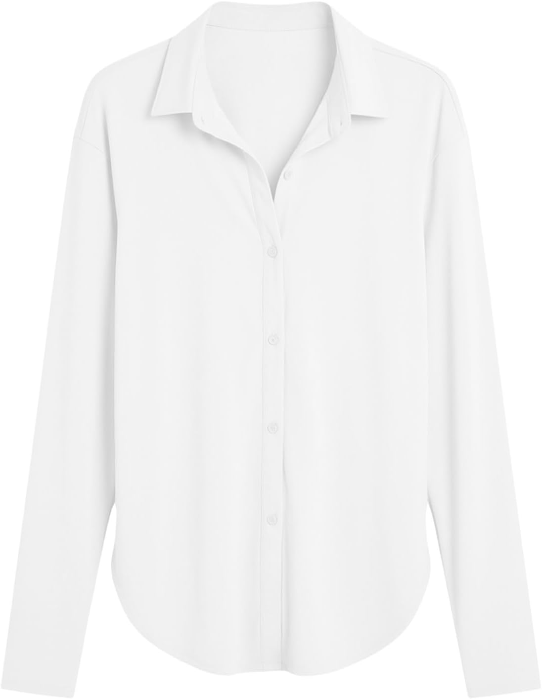 Women UPF 50+ Button Down Sun Shirt Long Sleeve Collared Lightweight Hiking Blouse Travel Sport Vacation Shirts