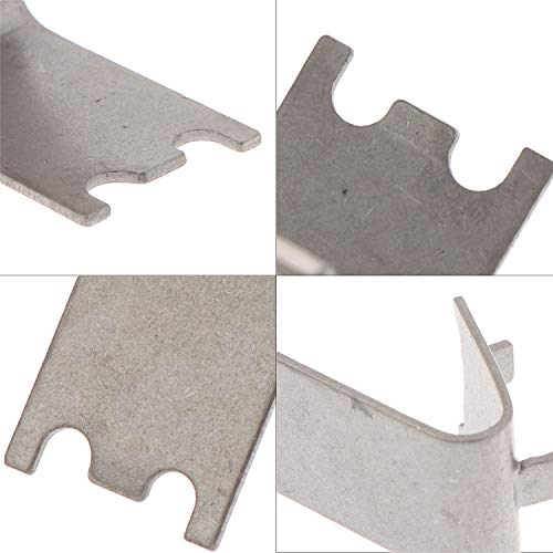 LOCOLO 16 Pieces Freezer Shelf Clip Fridge Cooler Shelf Clips Stainless Steel Shelf Support Clips for Refrigerator Shelf