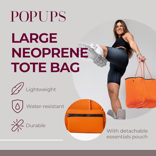 POPUPS XL Personalized Neoprene Tote Bag for Women4