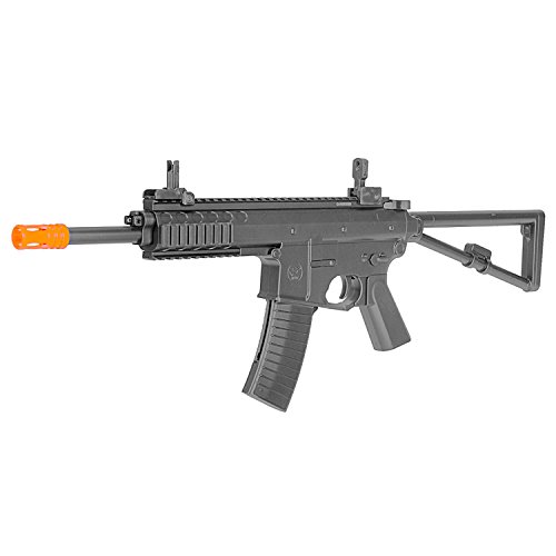 powerful airsoft guns - BBTac Airsoft Gun PDW M307 - Powerful Rifle, Spring Loaded Easy to use, Great for Starter Pack Game Play