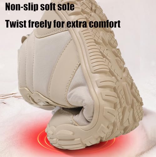 Grounded Winter Footwear for Women, Hike Winter Footwear Barefoot Womens,Wide Toe Box Shoes Waterproof Boots Sneakers3