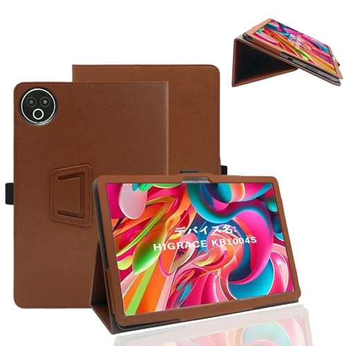 �y2026���ǃ��f���V�o��zFor HiGrace KB1004S/KB1004S �P�[�X YILLONS �p�x���� �㎿PU���U�[ �L�Y�h�~ ���C�z�� �y�����[�\ ���^ �y�� �C�菝�h�~ �܂��� �S�ʕی�^ �����^ HiGrace �^�u���b�g 10.