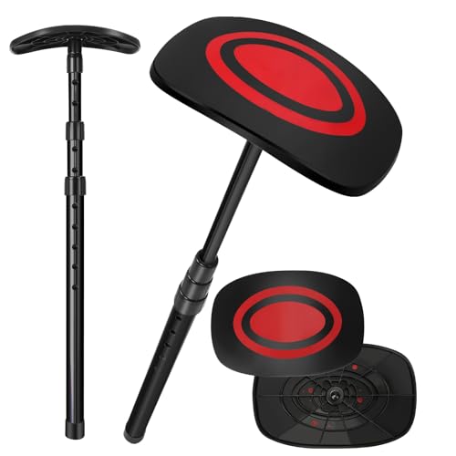 GearRoot Portable Golf Travel Bag Support Pole, Umbrella-Shaped Anti-Impact Support Cover Protector and Aluminum Alloy Rod, Golf Club Travel Bag Support System Protect Clubs from Impact, Red