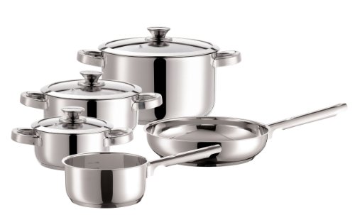 Varuna 926301 Batterie de Cuisine 8 Pièces Acier Inoxydable 18/10