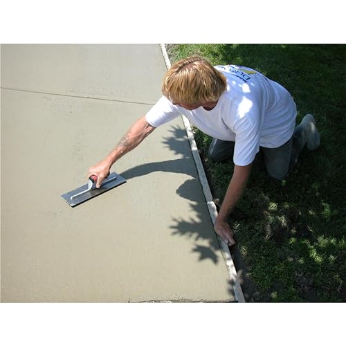 MARSHALLTOWN High Carbon Steel Finishing Trowel, 4 x 14 Inch Concrete, Masonry and Drywall Finishing Tool, Made in The USA, MXS57D - Image 4