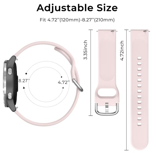 Image of Tobfit 18mm Silicone Watch Strap Compatible for Titan, Timex, Casio, Sonata,HMT etc,Quick Release Sport Loop Colorful Strap