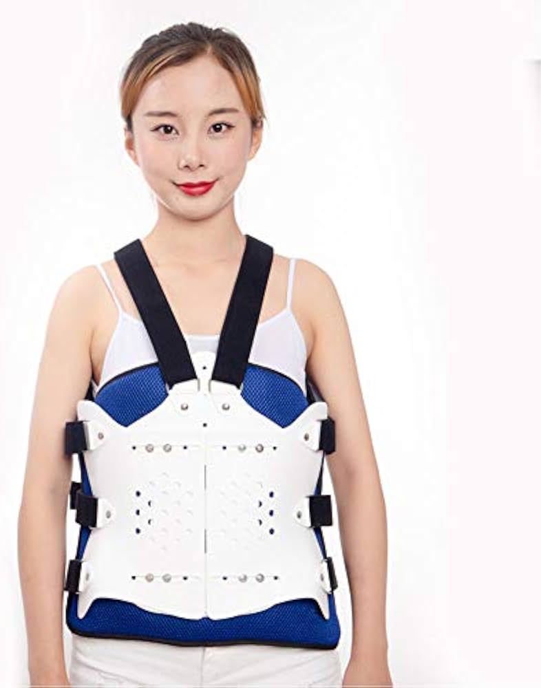 Amazon.co.jp: 腰椎装具、胸部フルバックブレース、後弯症治療
