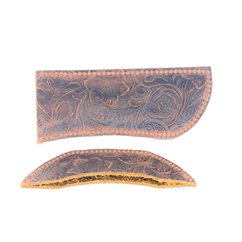 JJNUSA Leather Cast Iron Handle Cover?Skillet Handle Cover, Handmade Leather Handle Protector