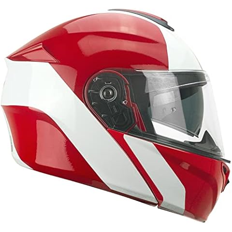 CGM Casco Modular abatible P/J 508S BERLÍN Race Rojo Cover