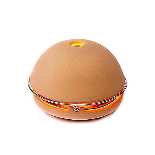 Egloo - Prodotto multifunzione stufa e riscaldatore, diffusore di aromi oli essenziali e profumatore per ambienti, umidificatore e vaporizzatore, lampada a candele, arredo casa made in italy … (beige)