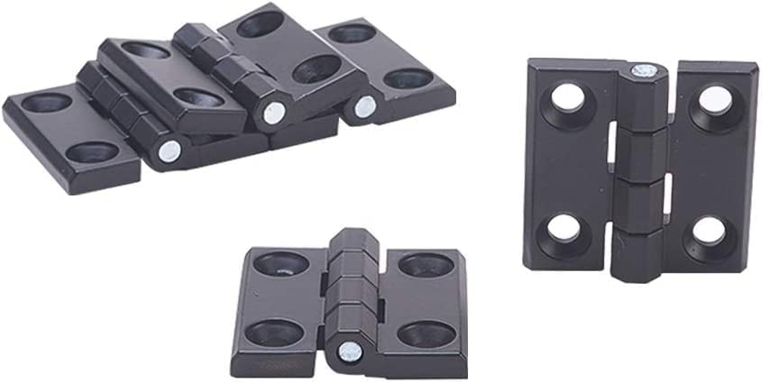 Charnière de porte en métal noir 39mm lot de 5 pièces pour meuble de cuisine