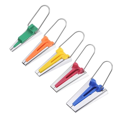 uxcell Bias Tape Maker Kit 6mm 12mm 18mm 25mm 9mm Single and Double Fold Fabric Bias Binding Maker Sew Tool for Fabric Quilting Sewing Crafting DIY 5 Colors - Image 4
