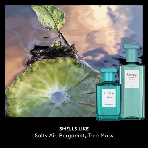 Image of Fine'ry Sea Salt & Bergamot Hair + Body Spray Fragrance for Women & Men - Woody, Fresh, Clean Scent - Salty Air, Bergamot, Tree Moss, Long-Lasting, Vegan & Cruelty-Free, Gift for Her (5 Fl Oz)