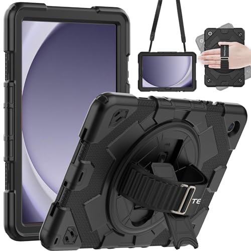 Coque Galaxy Tab A9 Plus robuste pour éviter les bris d'écran et faciliter le transport à l'épaule
