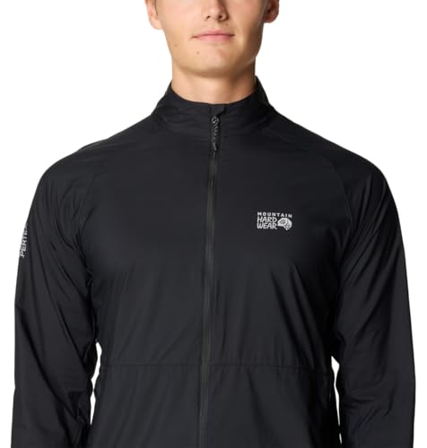 Mountain Hardwear Men's Slim KOR AirShell Full Zip Jacket, Black, Medium4