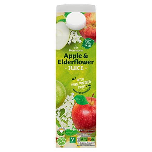 Morrisons 100% Fruit Apple & Elderflower Juice 1 litre
