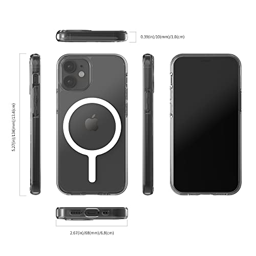 Coque iPhone 12 Mini MagSafe antichoc transparente qui ne jaunit pas