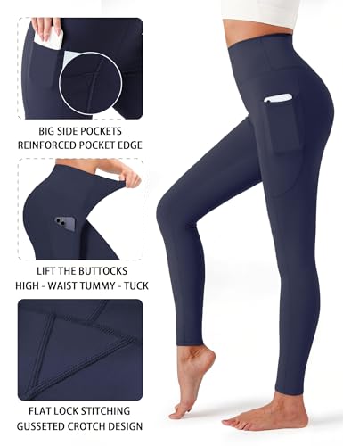 YOYOYOGA Leggings for Women High Waisted Yoga Pants Tummy Control Workout Athletic Leggings with Pockets4