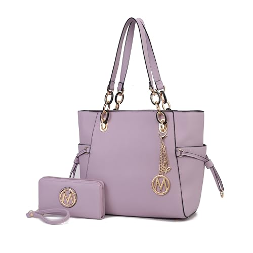 Image of MKF Collection Women's Tote Bag With Wristlet Wallet Bag, Vegan Leather Handbag Purse Set by Mia K