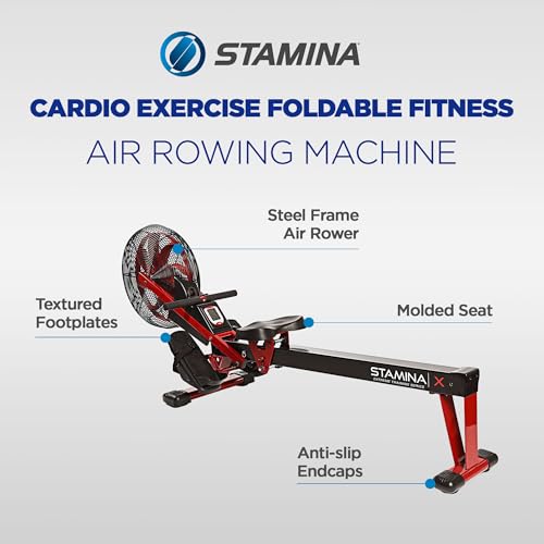 man rowing on stamina x