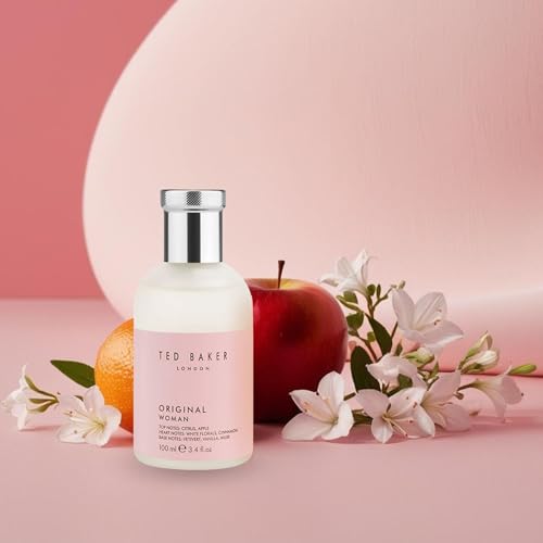 Ted Baker Woman Pink EDT, floral green feminine fragrance, opening notes are fresh peach, bergamont and tangerine with warm musk, vanilla and vetiver base notes, 100ml - Image 4