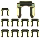 Replacement HW1457 Brake Hose Retaining Clips Kit (10 Pcs) - U Shaped Parking Hose Retaining Clip Brake Hose Lock for Cars Trucks Vehicles