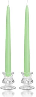 6 Inch Mint Green Taper Candles