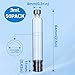 3ml Pen Cartridges for Peptide Pen and V1 V2 Pens, 50 Pack 3cc Empty Glass Cartridge with 11mm Long Stopper, Sterilized & Individually Wrapped
