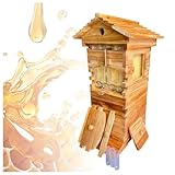 KUSOLE Il s'agit d'une Ruche Automatique Contenant 4 Cadres à Miel automatiques, 6 Cadres à couvain et 1 Grille à Reine en Bambou. Facile à Monter, Elle Convient aux apiculteurs débutants.