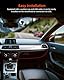 Dashcam Auto Vorne, 1080P FHD Dash cam mit Nachtsicht, WDR und 176° Weitwinkel Autokamera, 3 IPS-Bildschirm, Loop-Aufnahme, G-Sensor, Bewegungserkennung und Parkmodus, inklusive 32G SD-Karte