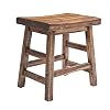 Alaterre Furniture Durango 20 H Industrial Wood Dining Stool