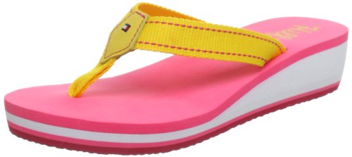 Tommy Hilfiger Mädchen MAYBEL JR 1 Zehentrenner, Gelb (SUPER...