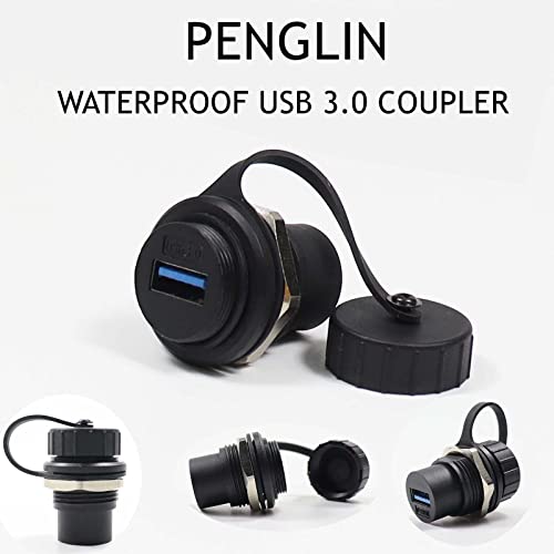 Conector impermeable USB 3.0 con montaje en panel y transferencia de datos fluida 2