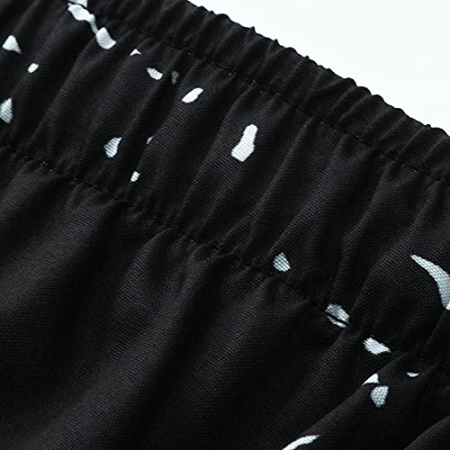 Pyrex Shorts Donna in Felpa Bianco Stampa Nera (m)...