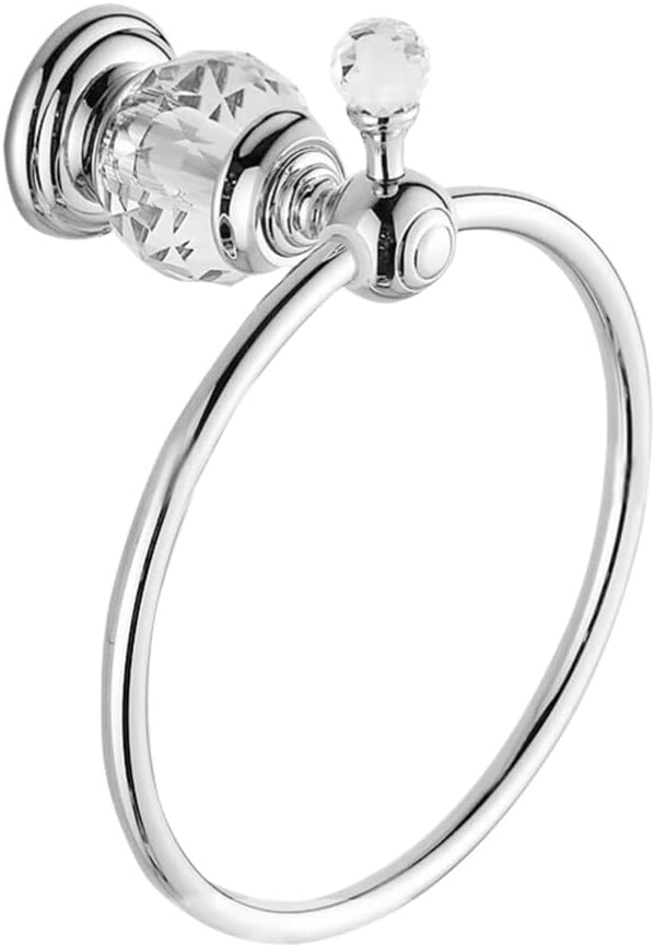 DOITOOL Towel Holder Pendant Bathroom Rings Wall Mounted Rings Towel Ring Stainless Steel Wall Hanging