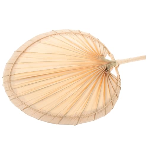 MUSISALY Abanico de Mano Mano Palma Natural Ventilador Refrescante Ligero para Verano Decoración Tropical para Adultos Abanico Artesanal