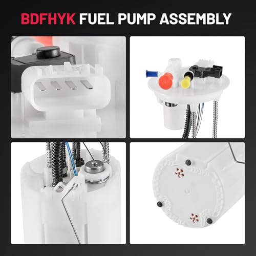 Image of BDFHYK Electric Fuel Pump Module Assembly E4044M Compatible with Chevrolet Silverado 2500 3500 HD, Compatible with GMC Sierra 2500 3500 HD 2011 2012 2013 2014 2015 2016 6.0L V8 Replace P76868M,SP4088M