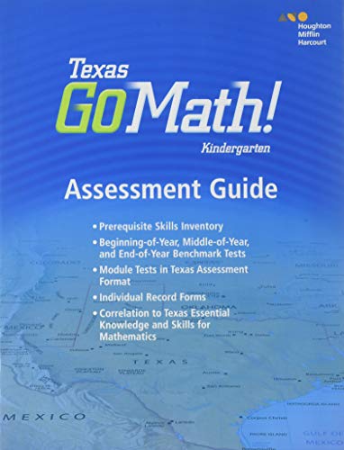 Assessment Guide Grade K (Houghton Mifflin Harcourt Go Math!)