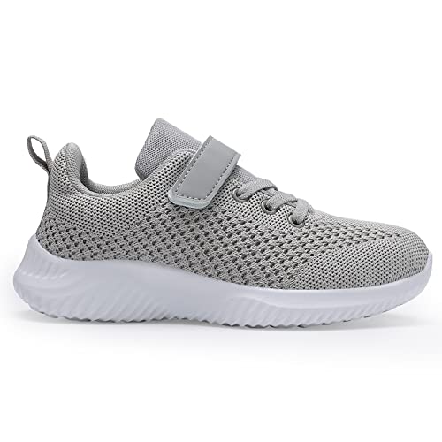 BXYJDJ Kids Boys Girls Running Shoes Comfortable Lightweight Breathable Slip on Sneakers Athletic Tennis Shoes3