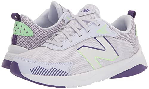 New Balance Tênis de corrida infantil DynaSoft 545 V1 com cadarço, Libra/Prisma Roxo/Aura Verde, 5 W