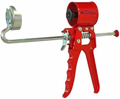 Lemogan's Compact Caulk Gun grade 1/10-gallon ,Extremely High Thrust Strength Squeezes 280 kg ,Industrial & Home Use