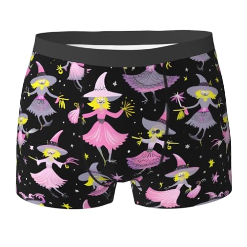 Witch Bohemian Drawing Printing Mens Fashion Underwear Boxer Briefs S M L Xl Xxl For Outdoor Indoor