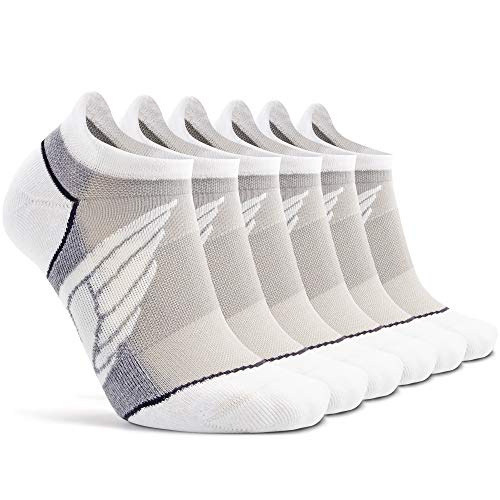 Image of Busy Socks Compression Ankle Cushioned Running Sport Socks for Men Women, Low Cut Arch Support Tab Athletic Socks 3 Pairs