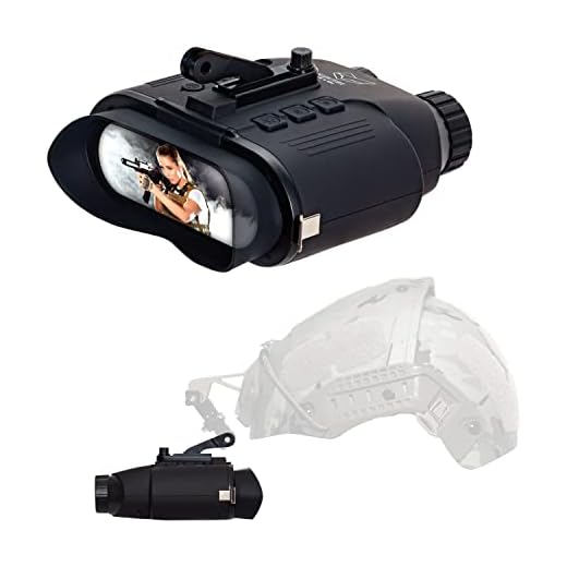 Nightfox Cape Night Vision Goggles for Helmet | 1x Magnification | Infrared 940nm | Records Video | Airsoft Tactical Gear