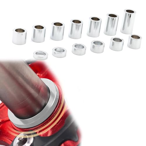 Entretoises essieu 3/4 en aluminium usiné pour Chopper chic