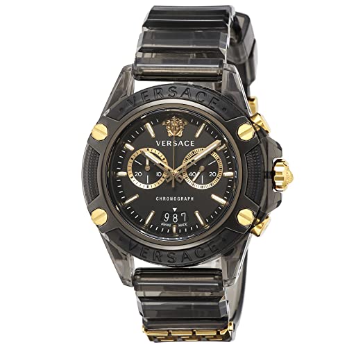 �yVERSACE �z���F���T�[�` �r���vICON ACTIVE VEZ700421 �u���b�N������ �����Y [���s�A���i]
