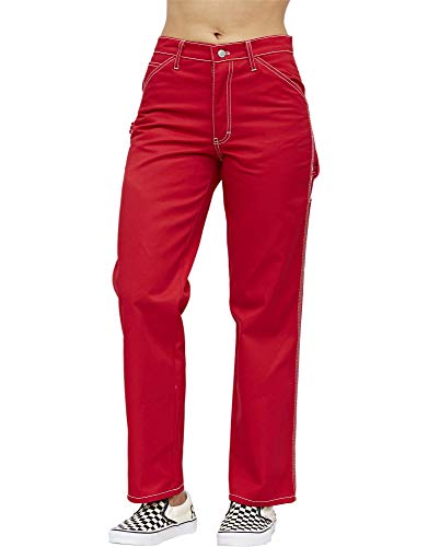 Dickies Carpenter Pants Relaxed Fit Red 9