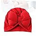 UTHCLO Boy Girl Cap Bowknot Fashionable Headdress Polyester Cotton Photo Props Red